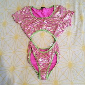 Dolls kill club exx Festival cutout suit